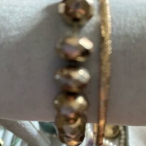 Elegant Gold-Toned Bracelet Set